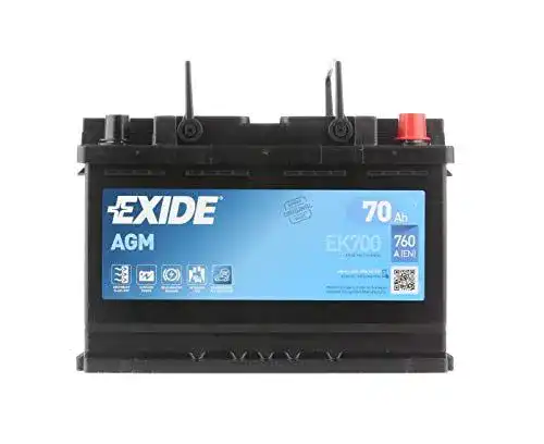 Exide EK700 AGM-Batterie 95Ah für Start-Stop Systeme 12V 760A