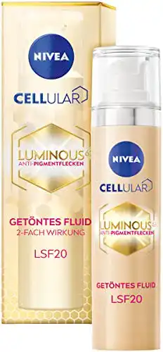 Getönte Sonnencreme Nivea Cellular Luminous 630 mit LSF 20
