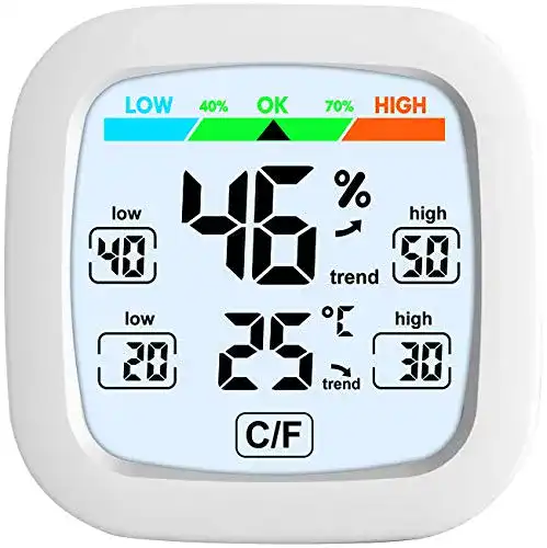 Min-Max-Thermometer infactory Kfz Thermometer – Digitales Hygrometer