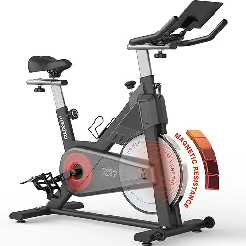 Ergometer Joroto Heimtrainer mit 150 kg Belastbarkeit und Magnetwiderstand