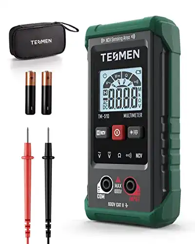 TESMEN TM-510 Digital Multimeter mit 4000 Zählern für präzise Spannungsmessungen