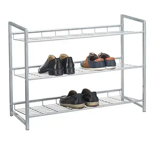 Schuhregal von CARO-Möbel für 12 Paar Schuhe mit Platz für große Modelle