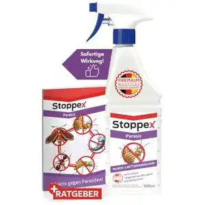 Milbenspray Stoppex Parasit zur Bekämpfung von Milben und Bettwanzen
