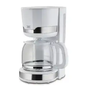 KHG Kaffeemaschine KA-129 WE2 mit 12 Tassen Kapazität und Glaskanne