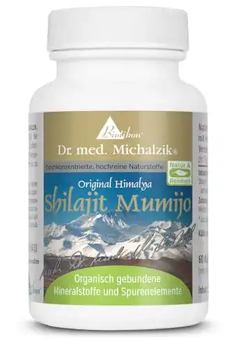 Mumijo Biotikon Shilajit mit Huminsäure und Fulvinsäure