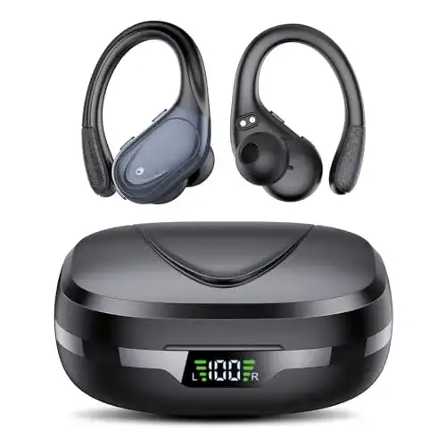 Sportkopfhörer von CASCHO mit Bluetooth 5.3 und 60 Stunden Akkulaufzeit