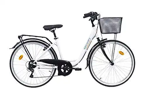 Damenfahrrad Denver Discovery Citybike 26 Zoll in Weiß