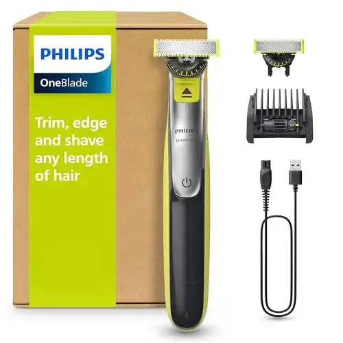 Körperrasierer Philips OneBlade 360 Face elektrischer Rasierer und Trimmer