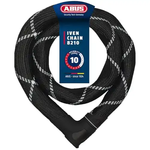 Abus Kettenschloss Iven Chain 8210 für sicheren Fahrradschutz