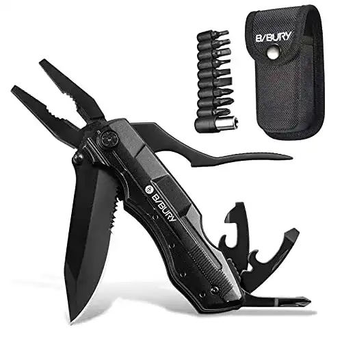 Multitool BIBURY 5 in 1 Multifunktionsmesser für Männer