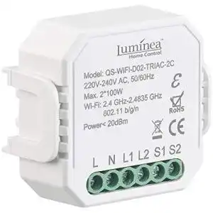 WLAN Dimmer Luminea Home Control WiFi Dimmer für Unterputzinstallation