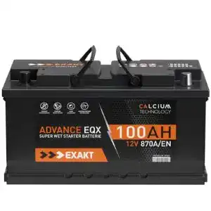 Autobatterie 12V 100Ah 870A Kälteprüfstrom für PKW