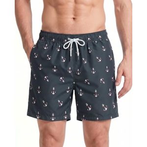 Badehose Herren Maamgic 18cm Innenlänge Schnelltrocknend Badeshorts