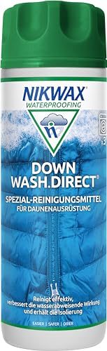 Daunenwaschmittel Nikwax für Daunenfüllungen in Kleidung und Schlafsäcken