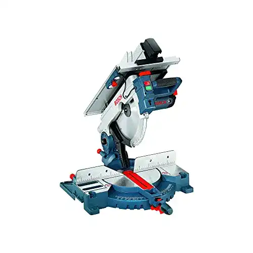 Bosch Professional Kappsäge GTM 12 JL mit Sägeblatt und Schiebestock