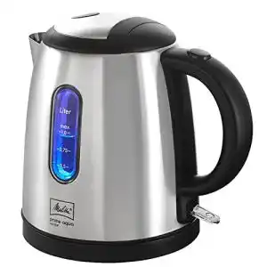 Melitta Prime Aqua mini Wasserkocher 1 Liter Edelstahl 2200 W