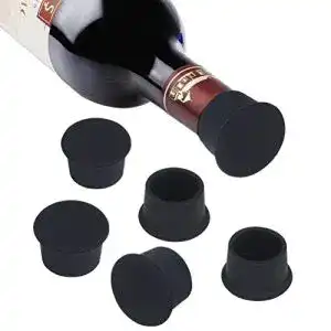 Flaschenverschluss aus Silikon für Wein und Bier 6 Stück