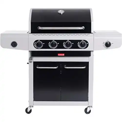 Barbecook Gasgrill Schwarz mit 4 Brennern