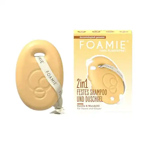 Foamie 2in1 festes Shampoo und Duschgel Vanille Mandelmilch