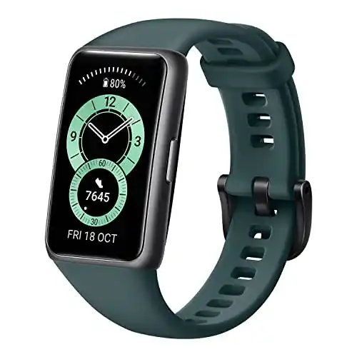 Pulsuhr Huawei Band 6 mit 1,47 Zoll OLED-Display und 96 Trainingsmodi