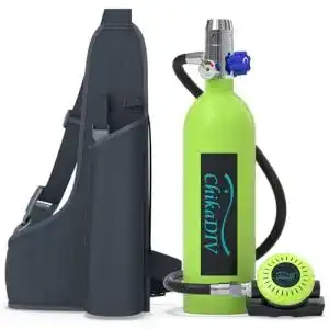 Chikadiv Mini Sauerstoffflasche 1L für Taucher