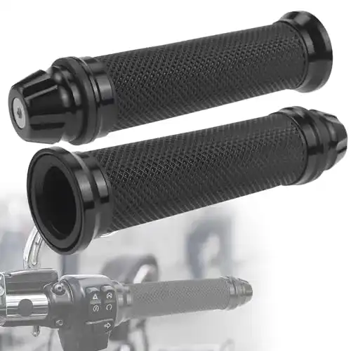 Motorrad Lenkergriffe Sanou 2 Stück 22mm und 24mm aus Aluminium
