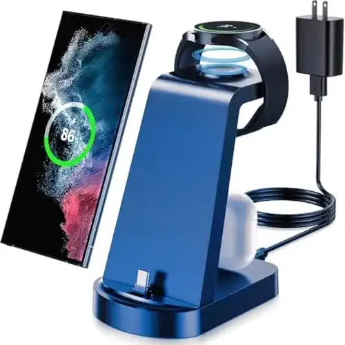 3-in-1 Handy-Ladestation von VCVS mit Schnellladefunktion