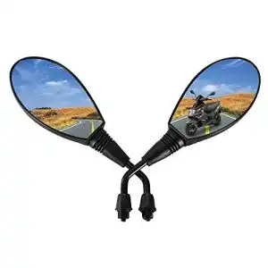 Motorradspiegel GOOFIT Universal mit 8mm Gewinde für Roller und Motorräder