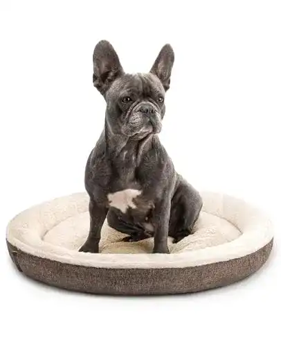Hundekissen lionto Rundes Hundesofa Katzenbett Donut 65 cm