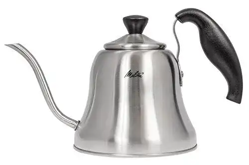 Schwanenhals-Wasserkocher Melitta Handbrüh-Wasserkessel aus Edelstahl