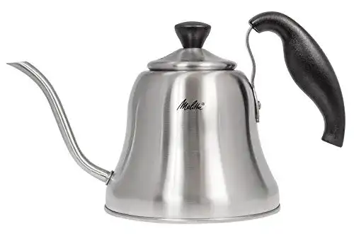 Schwanenhals-Wasserkocher Melitta Handbrüh-Wasserkessel aus Edelstahl