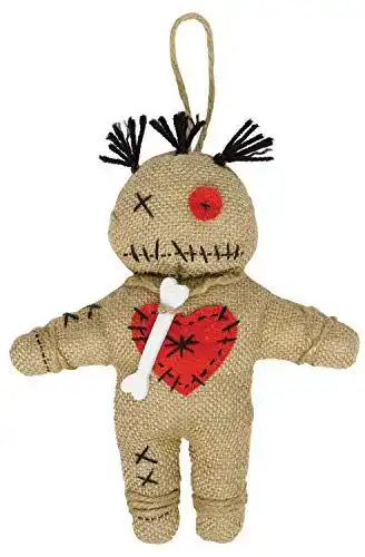Voodoo-Puppe von Amscan für Halloween-Deko und Rachezwecke