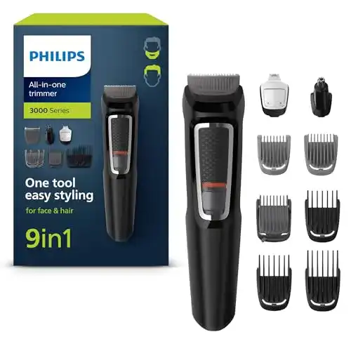 Philips Multigroom Series 3000 9-in-1 Trimmer für Gesicht und Haare