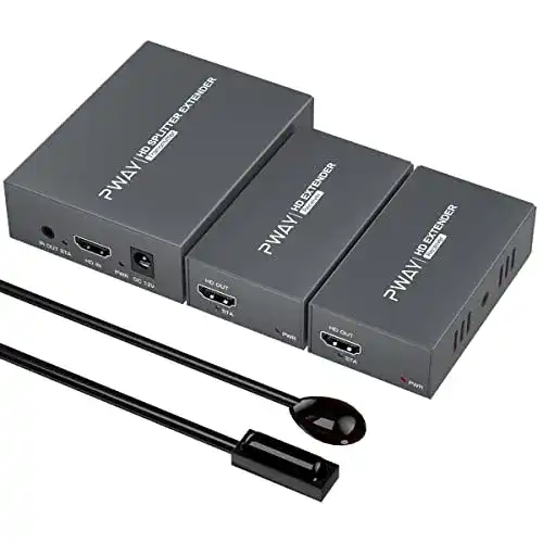 HDMI Extender 4K Pway PW-HT246P2IR für 60m Signalübertragung