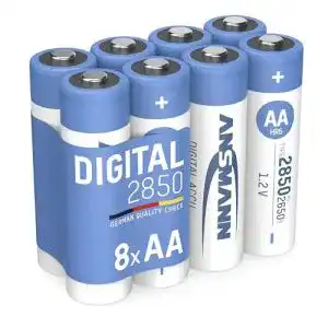 Ansmann AA NiMH Akkus 8er Pack mit 2850 mAh