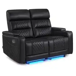 Relaxsofa M MCombo 2-Sitzer mit Schlaffunktion und LED-Beleuchtung