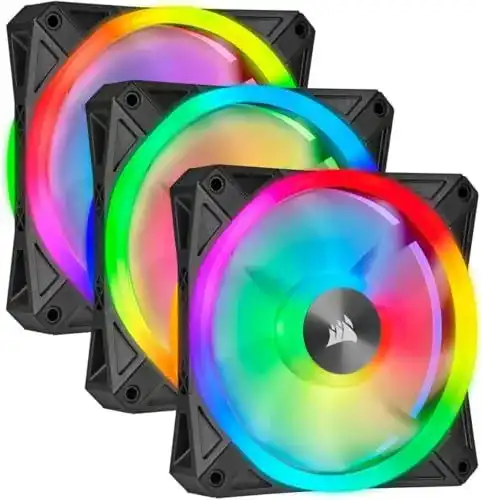 Corsair iCUE QL120 RGB Gehäuselüfter 120 mm mit PWM-Steuerung