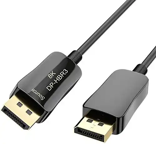 Glasfaserkabel CableDeconn 8K 4K DisplayPort 10 Meter DP 1.4