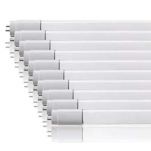 LED Röhre 120 cm, kaltweiß (6500 K), 1850 Lumen, T8, G13, 18W, 10er Pack