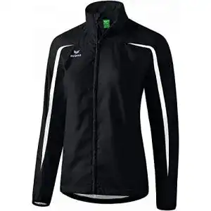 Erima Damen Laufjacke für Leichtathletik, Modell 8060703, schwarz/weiß, Größe 34