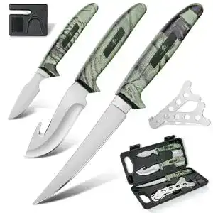 Zerwirkset Purple Dragon Jagd – Jagdmesser Set aus 440C Edelstahl