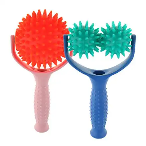 Massageroller MagiDeal 2x Massage-Roller mit Griff