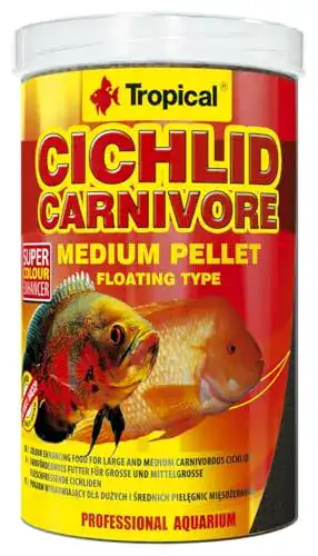 Insektenmehl für Cichliden – Tropical Cichlid Carnivore Medium Pellet