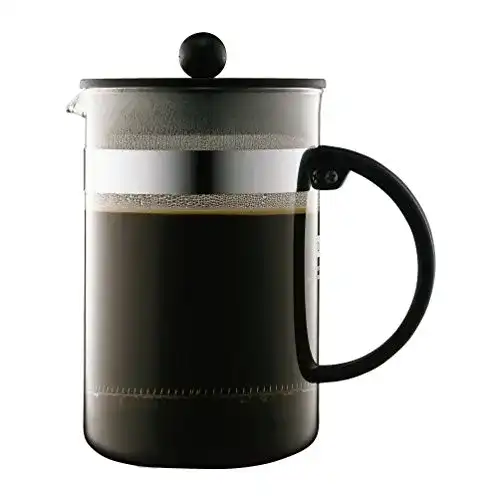 Bodum Kaffeebereiter 1582-01 Bistro Nouveau 1,5 Liter schwarz