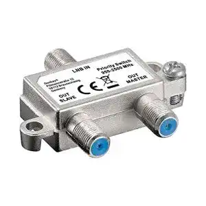 Goobay Sat-Verteiler 2-fach für 2 Receiver, 2-Wege