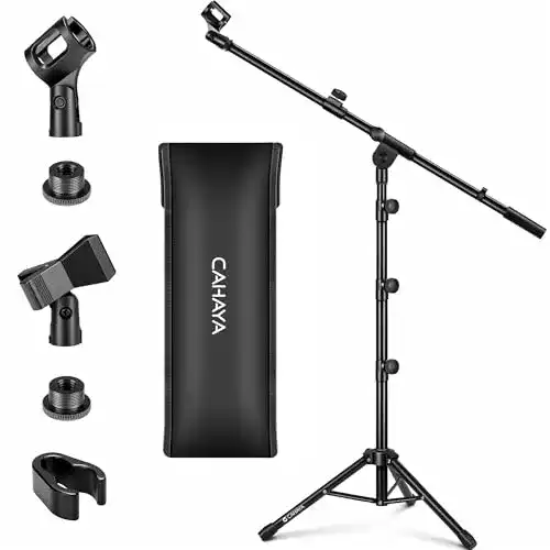 Mikrofonständer Cahaya CY0239 Tragbares Metallstativ mit Boom
