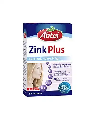 Zink Abtei Plus – Nährstoffkombination für gesunde Haut und Haare