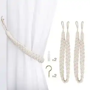 Raffhalter Lewondr Curtain Rope Buckle, 2 Stück Baumwolle