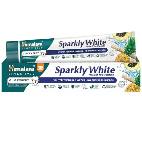 Himalaya Sparkly White Zahnpasta 75 ml – Pflanzliche Zahncreme