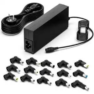 Shefor 90W Universal-Netzteil für Laptops mit 15 Adaptersteckern